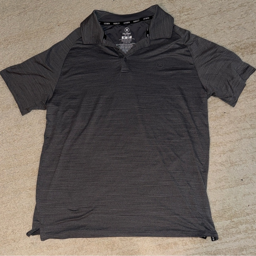 Hurley Men's Charcoal Polo Shirt